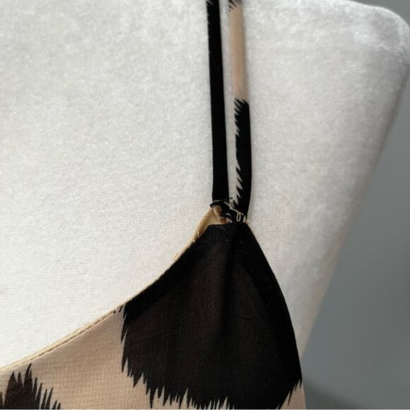 NEW Amber Blue Two Tone Contrast Striped Hi Lo Spaghetti Strap Maxi Dress S NWT - Picture 9 of 15